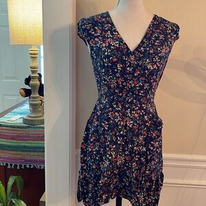 J. Crew Floral Wrapdress